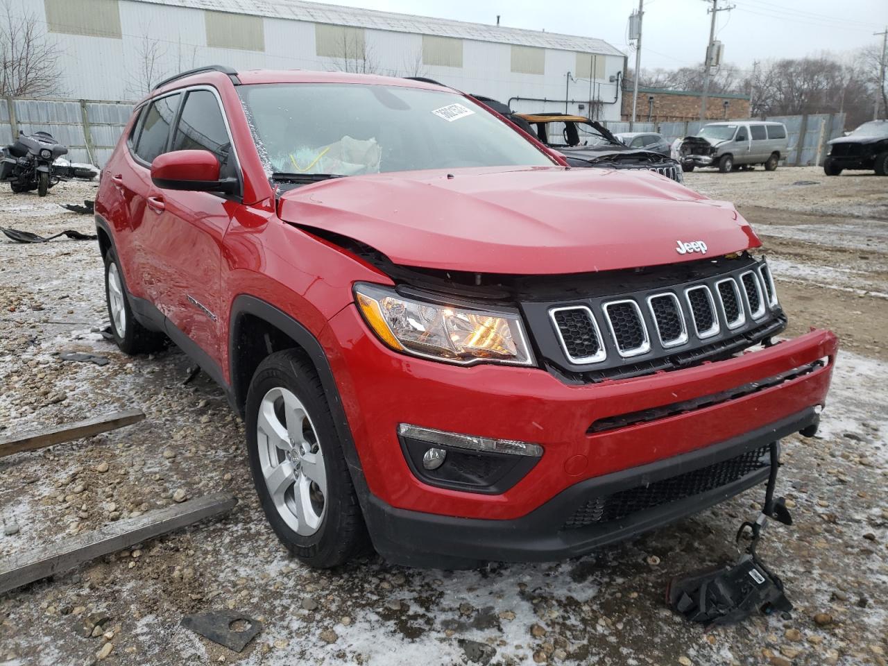 JEEP COMPASS LA 2020 with VIN 3C4NJDBB1LT229125 - Photo from auction