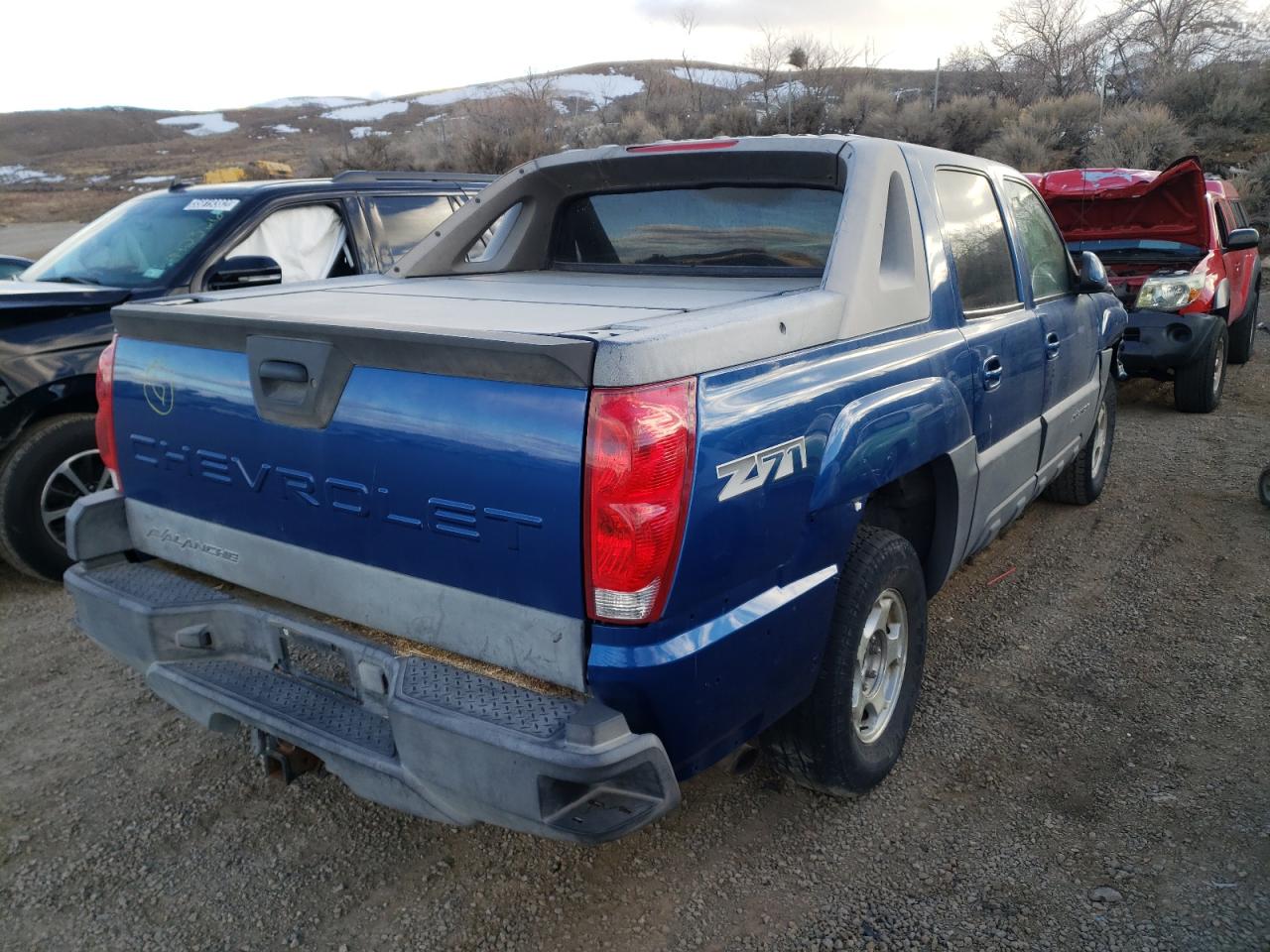 Photo 4 from auction – 2003 CHEVROLET AVALANCHE with VIN 3GNEK13T33G210689