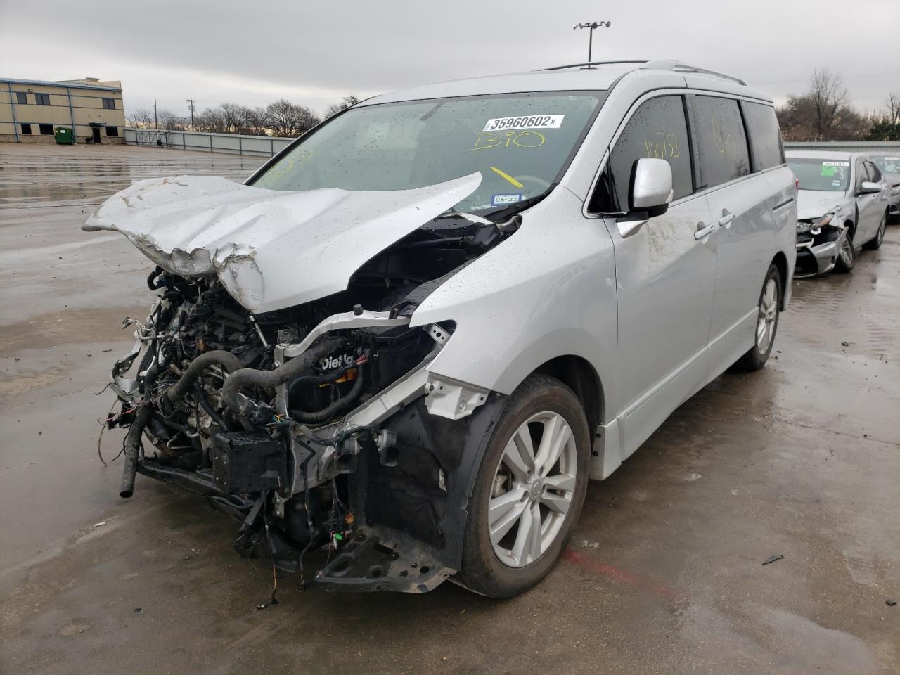 Photo 2 from auction – 2012 NISSAN QUEST S with VIN JN8AE2KP6C9032242