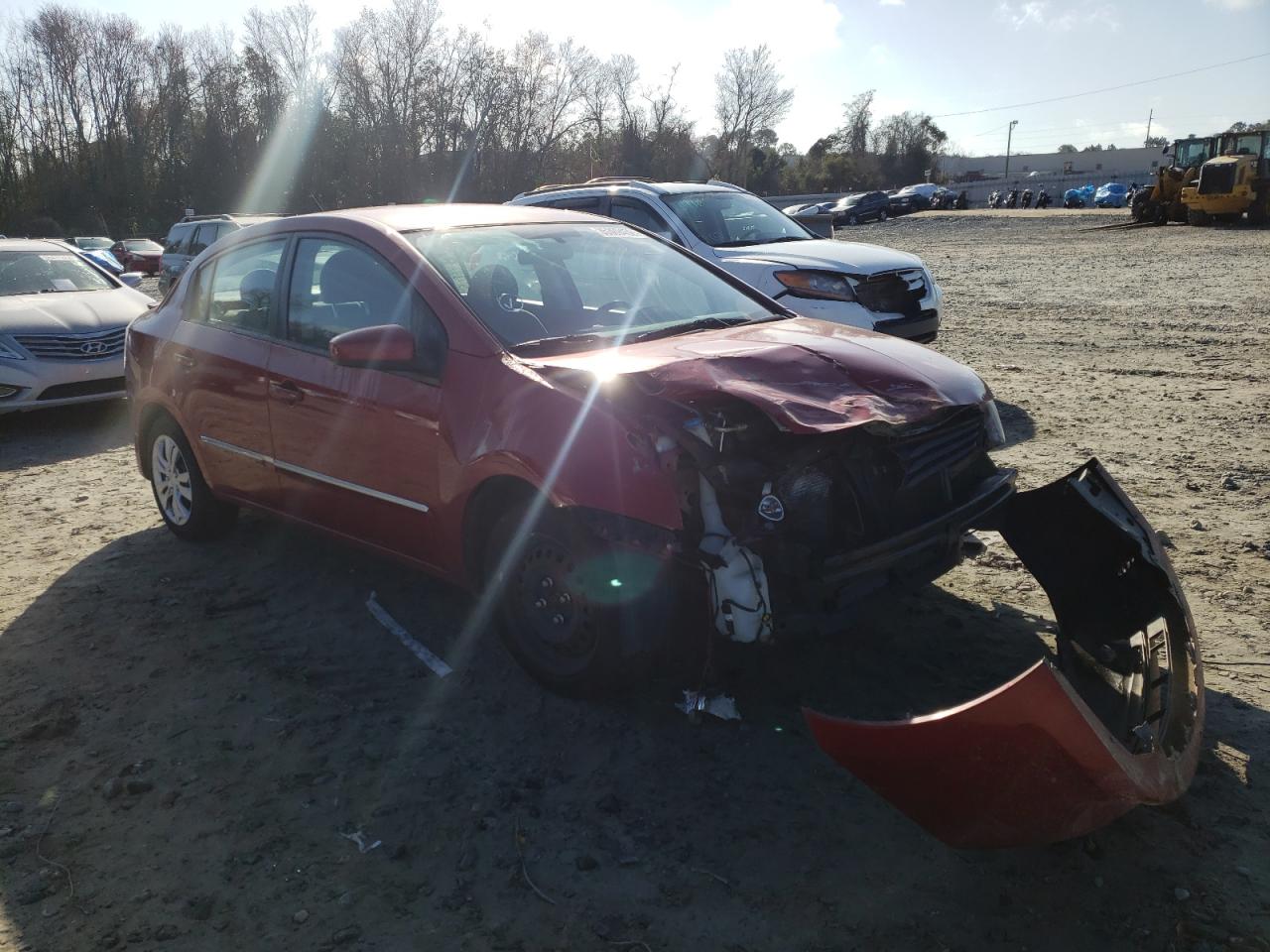 NISSAN SENTRA 2.0 2012 with VIN 3N1AB6AP1CL662628 - Photo from auction