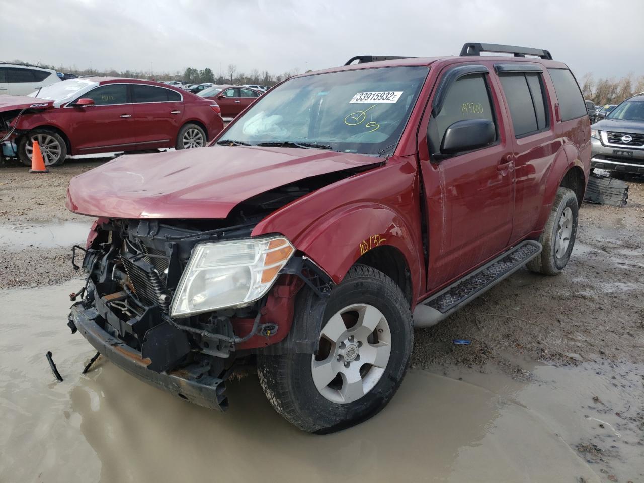 Photo 2 from auction – 2012 NISSAN PATHFINDER with VIN 5N1AR1NN7CC625434