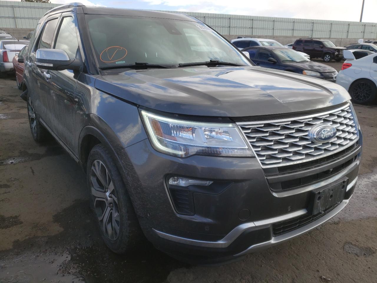 FORD EXPLORER P 2019 with VIN 1FM5K8HT7KGA89486 - Photo from auction