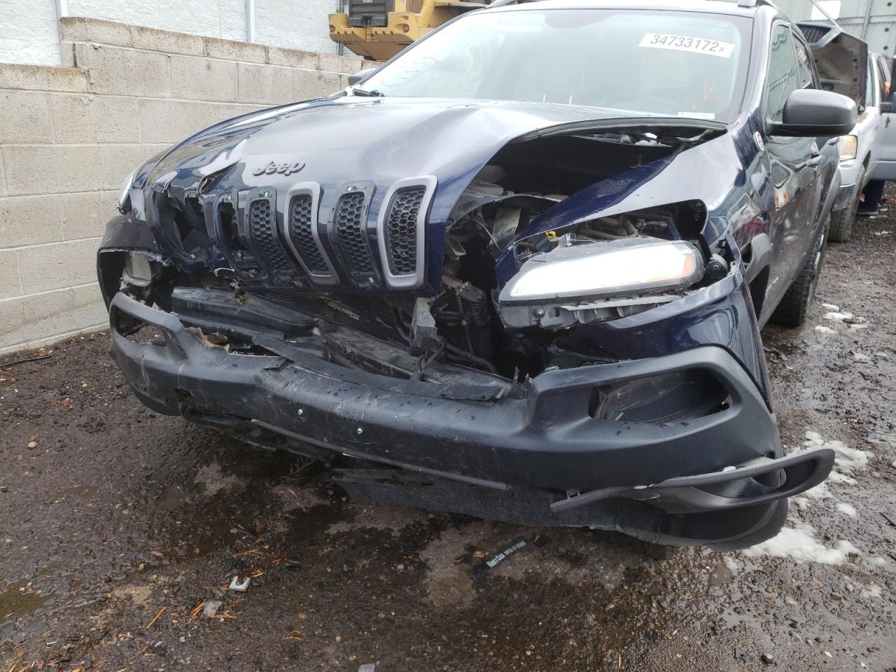 Photo 9 from auction – 2016 JEEP CHEROKEE T with VIN 1C4PJMBS7GW337709