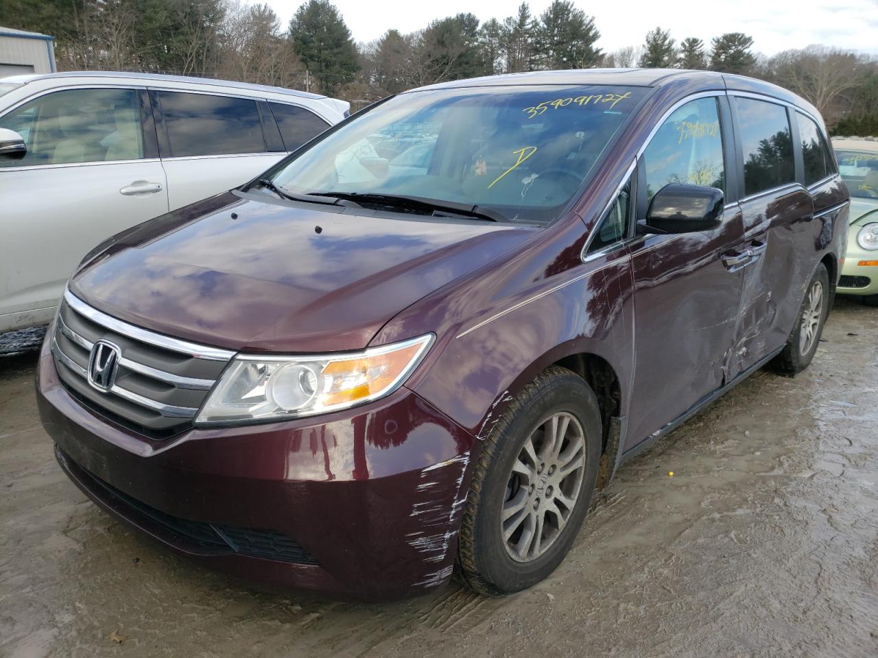 Photo 2 from auction – 2012 HONDA ODYSSEY EX with VIN 5FNRL5H68CB072512