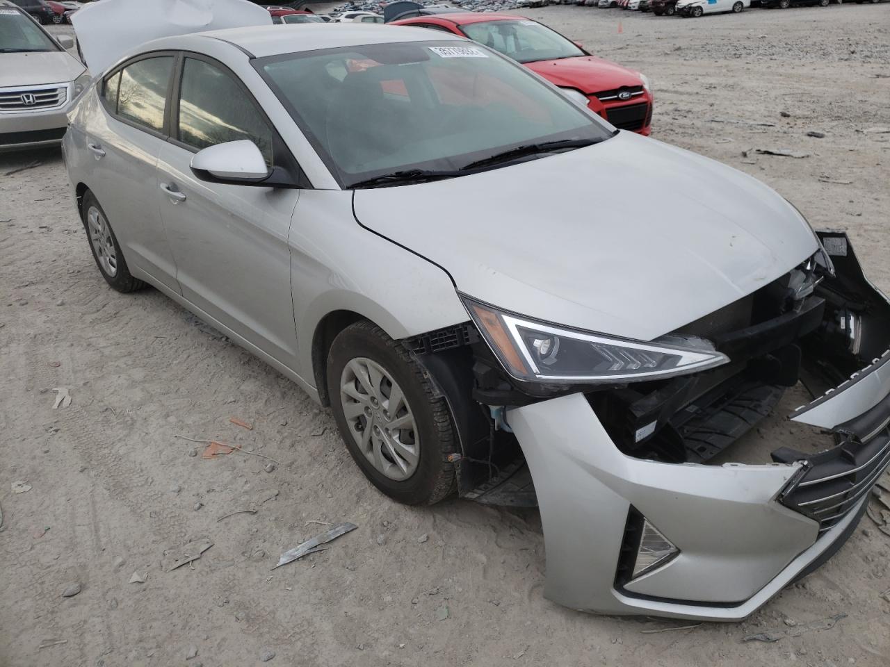 HYUNDAI ELANTRA SE 2019 with VIN 5NPD74LF2KH457760 - Photo from auction