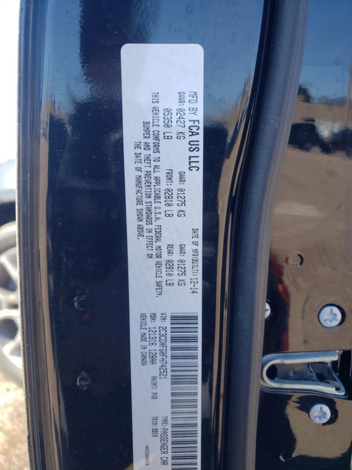 Photo 10 from auction – 2015 DODGE CHARGER SE with VIN 2C3CDXFG0FH742521