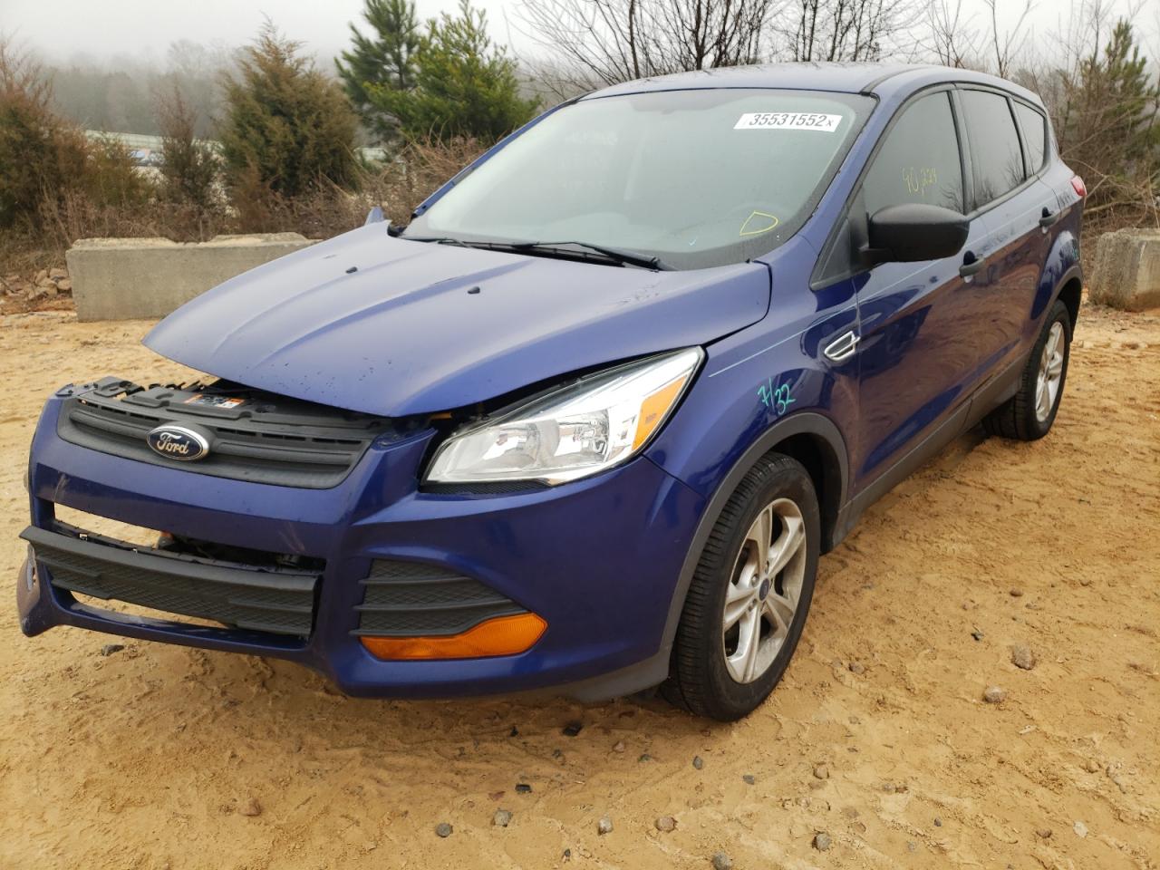 Photo 2 from auction – 2016 FORD ESCAPE S with VIN 1FMCU0F75GUA60974