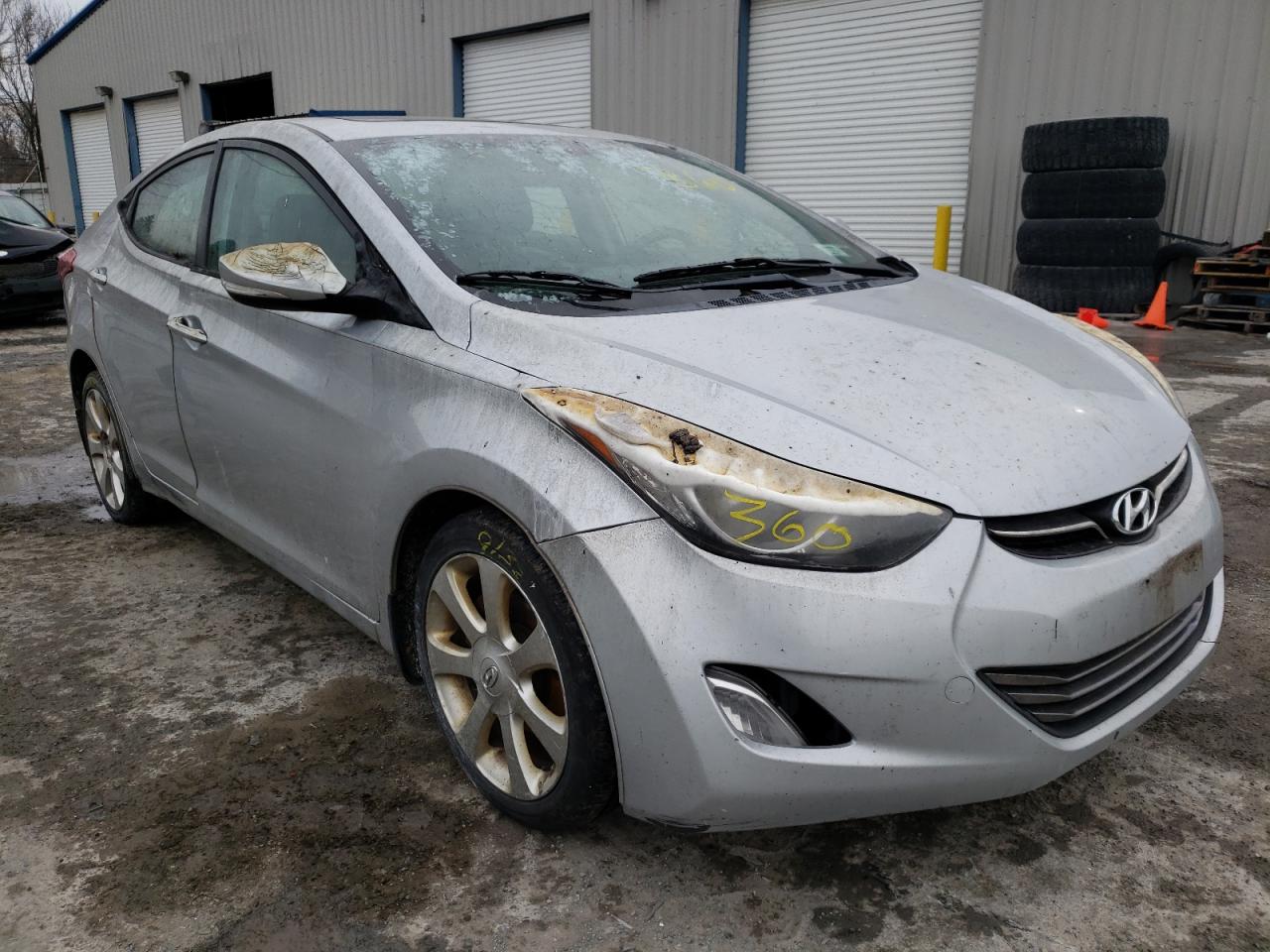 HYUNDAI ELANTRA GL 2012 with VIN 5NPDH4AE3CH150378 - Photo from auction