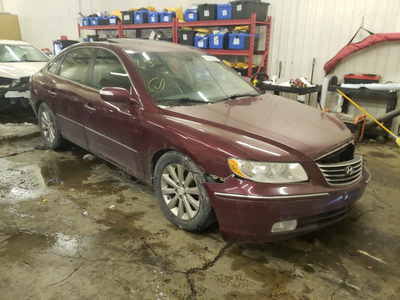 HYUNDAI AZERA SE 2009 with VIN KMHFC46F69A343323 - Photo from auction