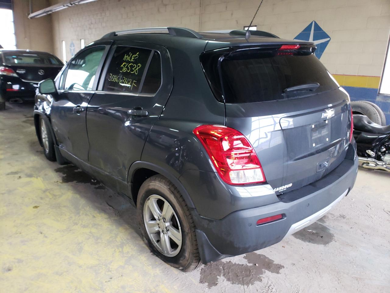 Photo 3 from auction – 2016 CHEVROLET TRAX 1LT with VIN 3GNCJPSB4GL270144