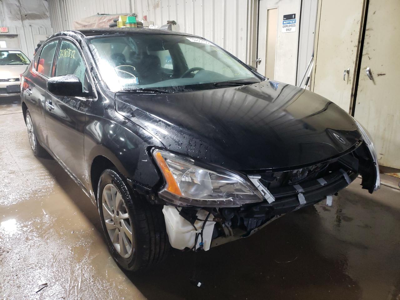 NISSAN SENTRA S 2013 with VIN 1N4AB7AP1DN910449 - Photo from auction
