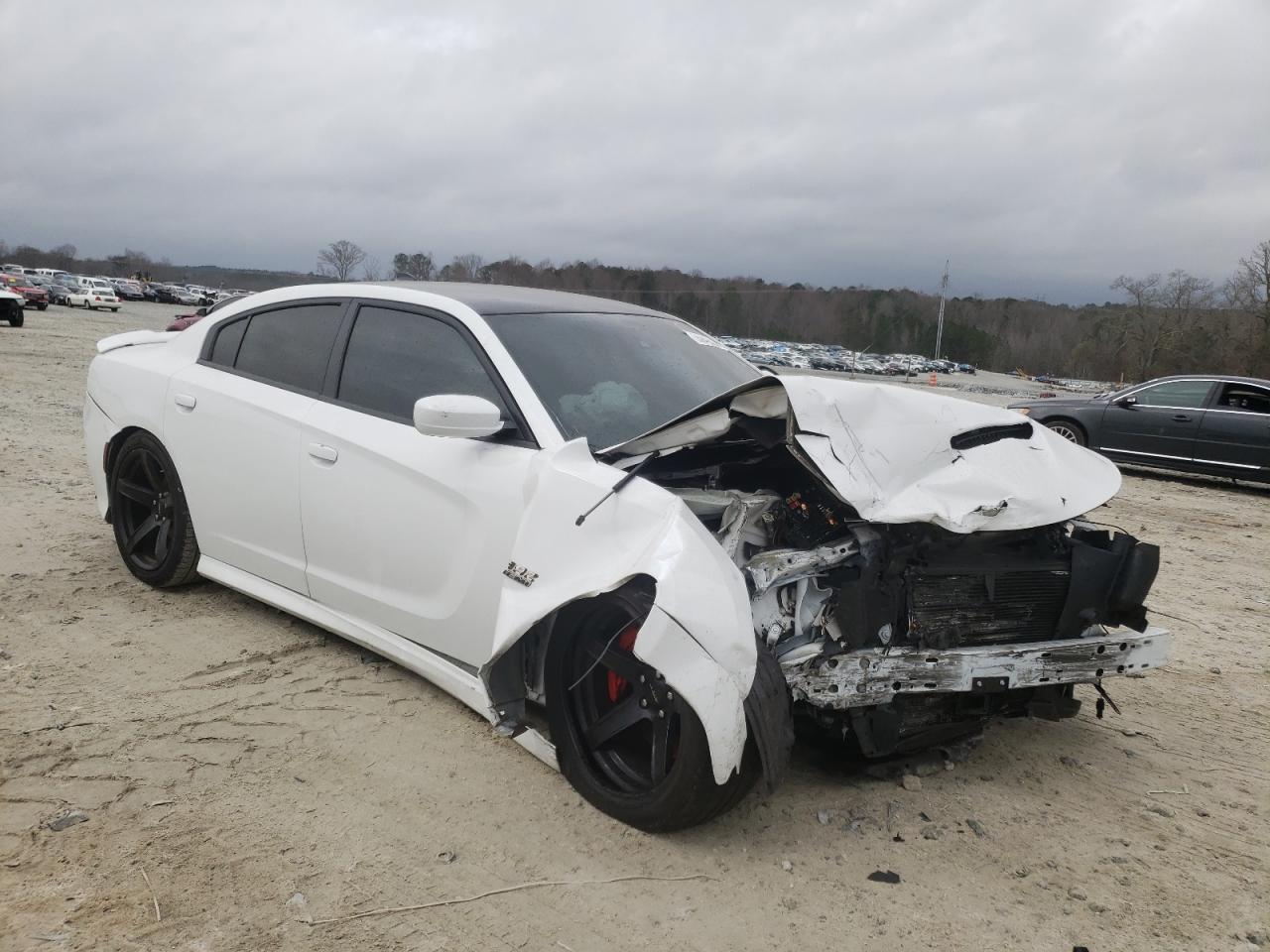 DODGE CHARGER SR 2018 with VIN 2C3CDXEJ3JH207303 - Photo from auction