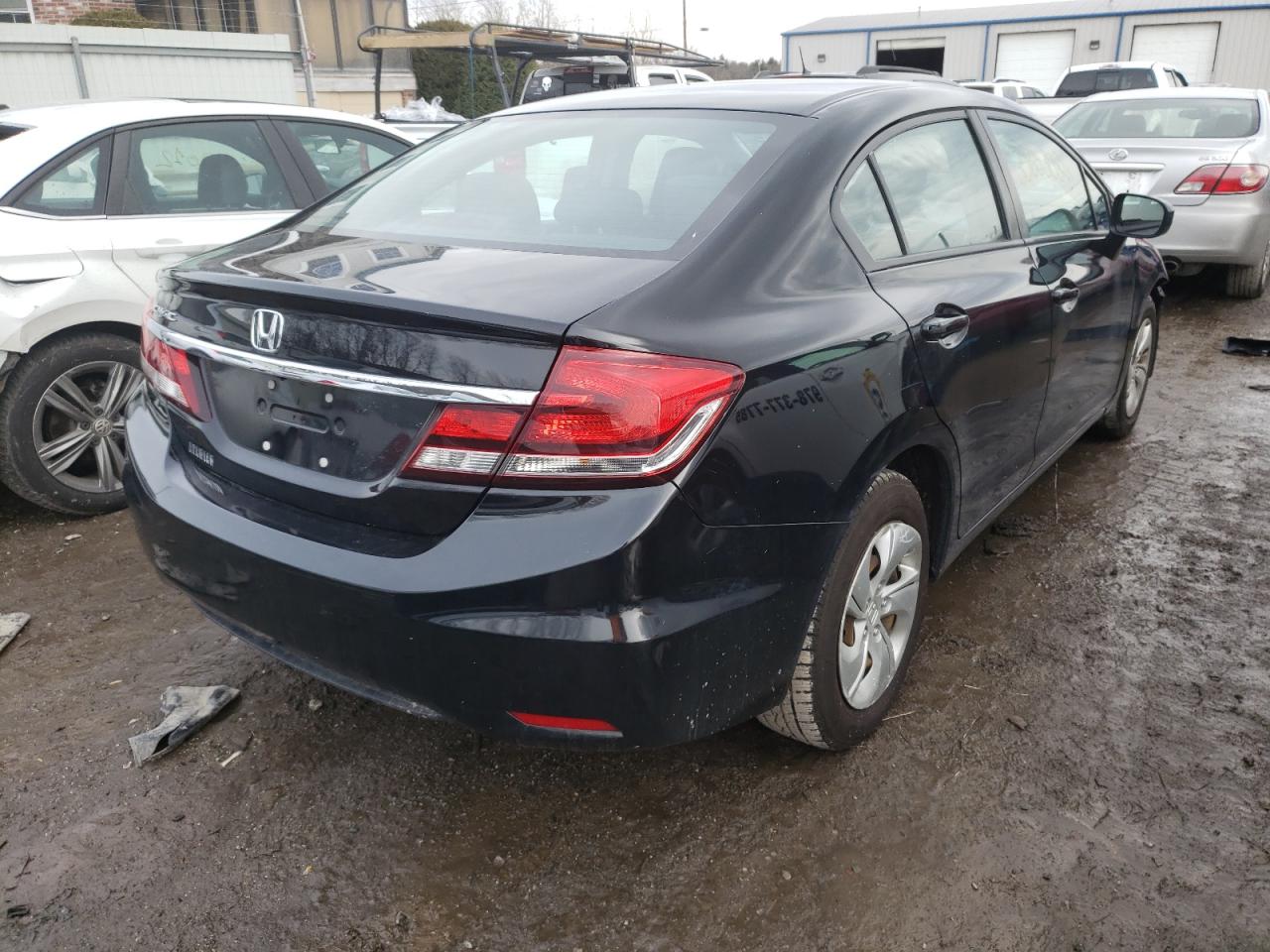 Photo 4 from auction – 2014 HONDA CIVIC LX with VIN 2HGFB2F58EH555351