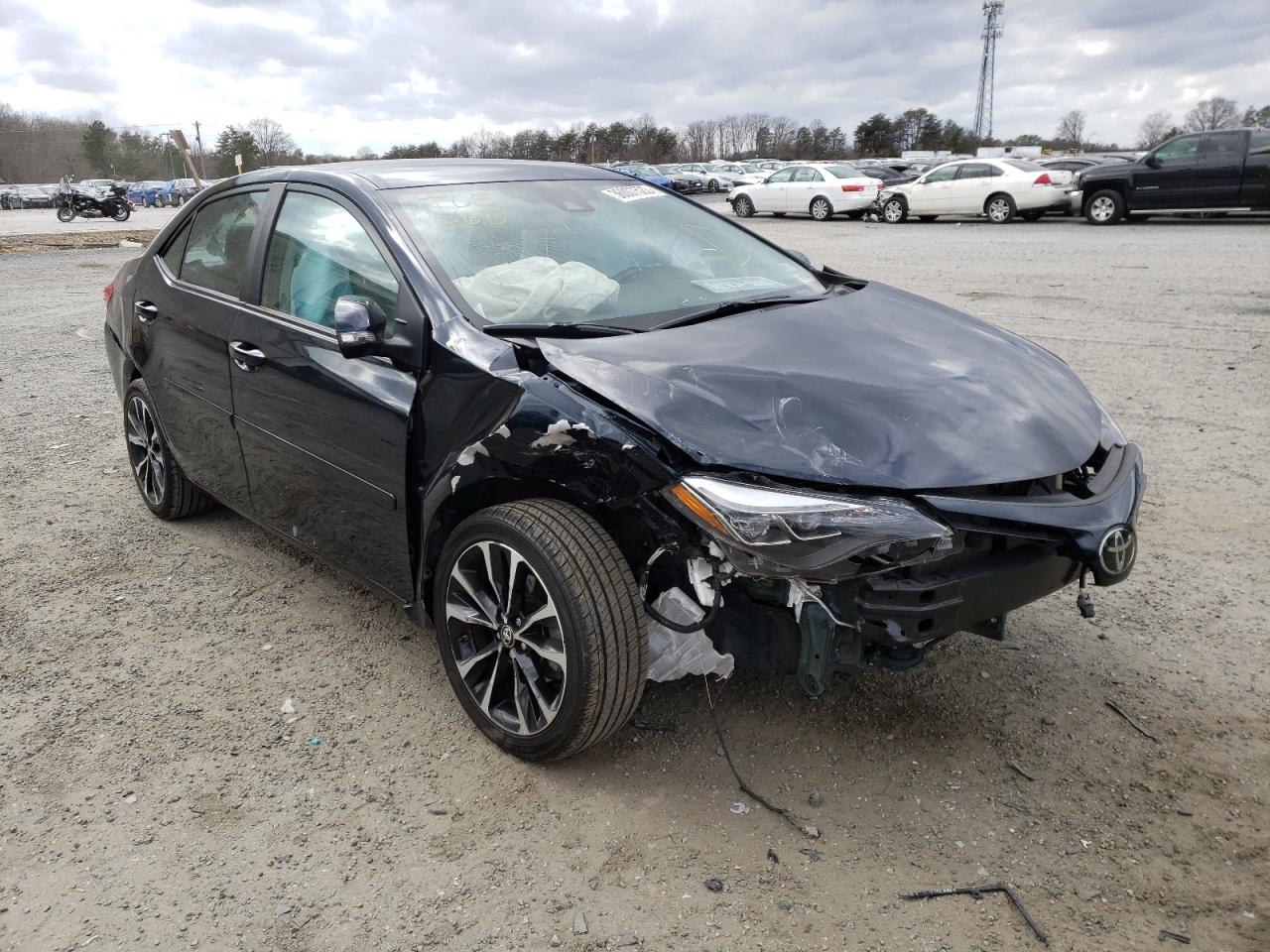 TOYOTA COROLLA L 2019 with VIN 2T1BURHE2KC201862 - Photo from auction