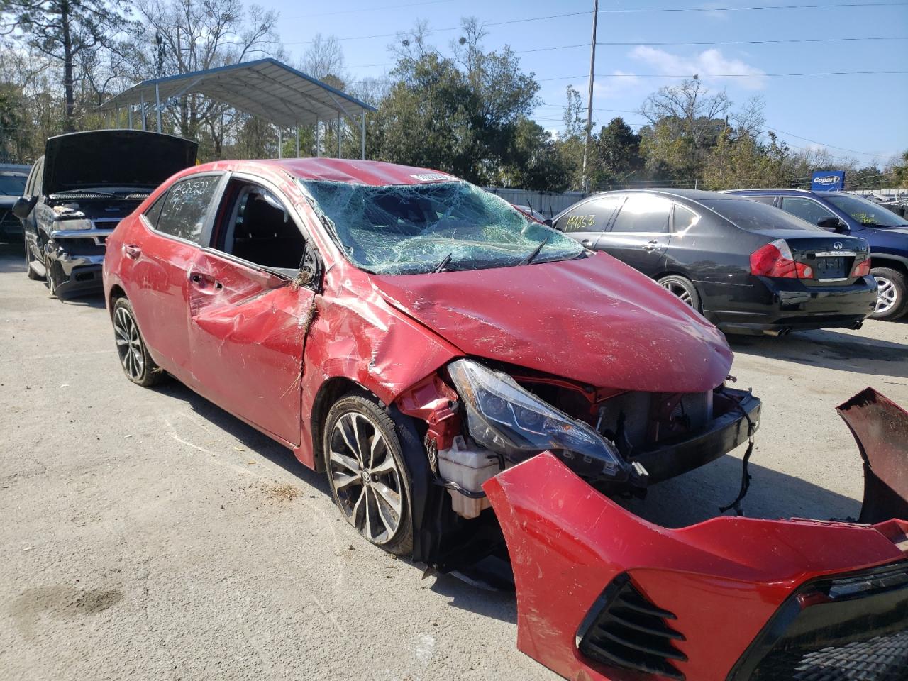 TOYOTA COROLLA L 2017 with VIN 2T1BURHE0HC767110 - Photo from auction