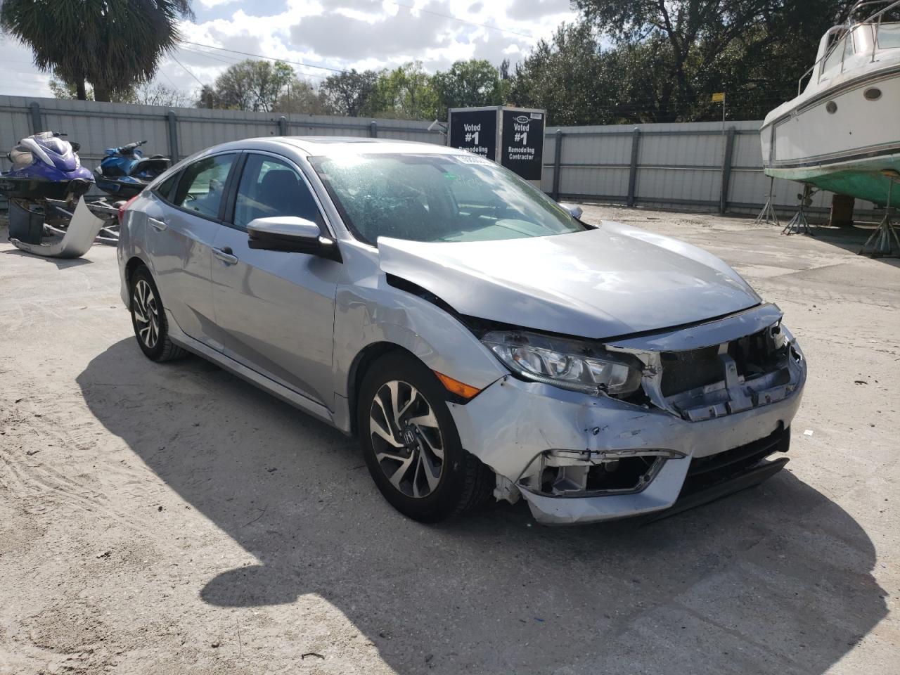 HONDA CIVIC EX 2017 with VIN 19XFC2F76HE073586 - Photo from auction