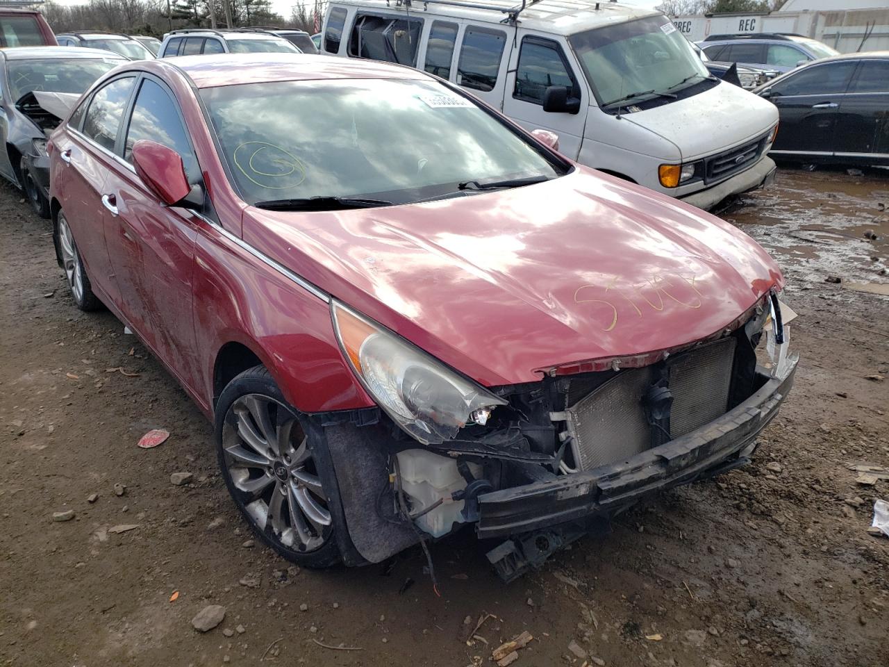HYUNDAI SONATA SE 2011 with VIN 5NPEC4ACXBH277998 - Photo from auction