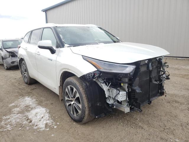 TOYOTA HIGHLANDER 2021 with VIN 5TDGBRCH8MS523199 - Photo from auction