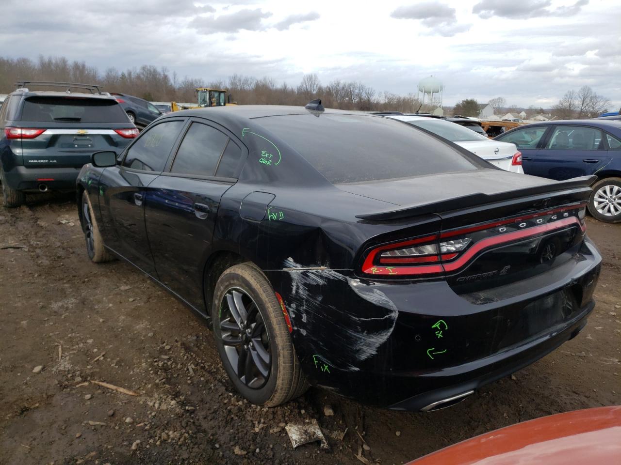 Photo 3 from auction – 2019 DODGE CHARGER SX with VIN 2C3CDXJG9KH730398