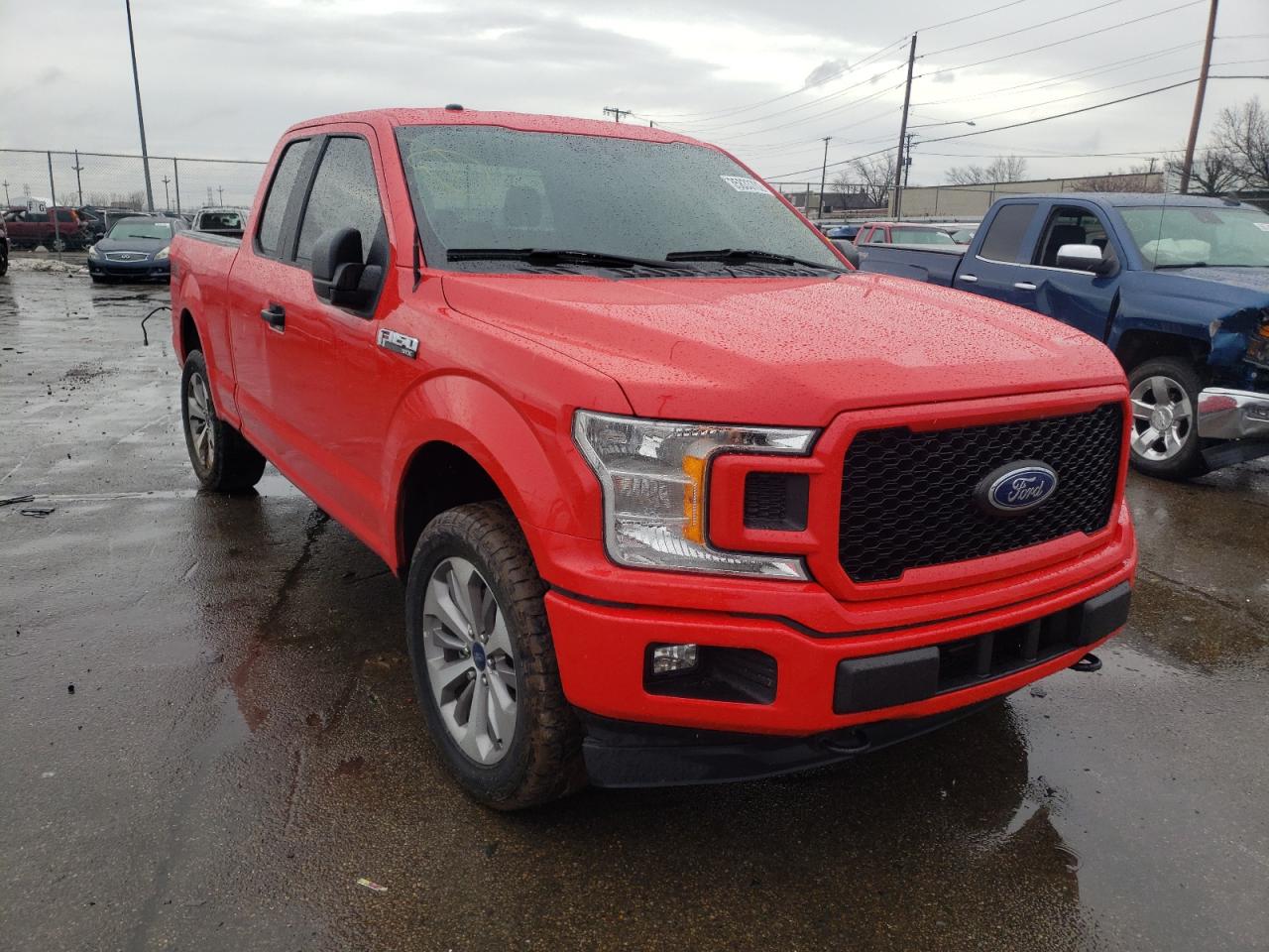 FORD F150 SUPER 2018 with VIN 1FTEX1EPXJFE08971 - Photo from auction