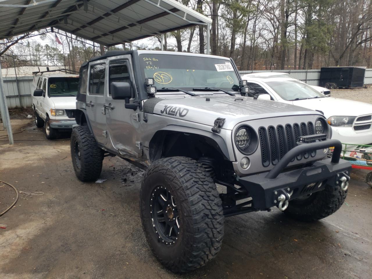 JEEP WRANGLER U 2015 with VIN 1C4BJWDGXFL702222 - Photo from auction