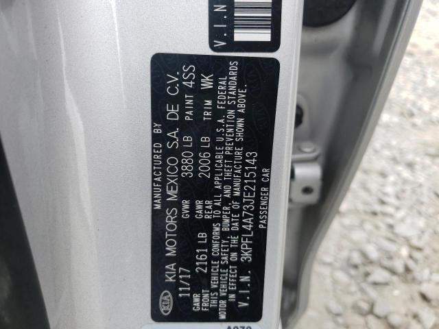 Photo 10 from auction – 2018 KIA FORTE LX with VIN 3KPFL4A73JE215143