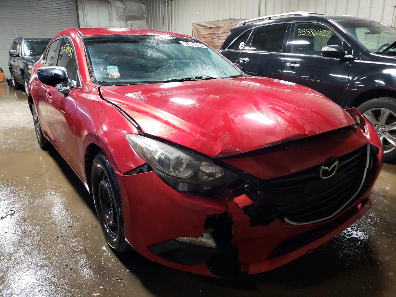 Photo 1 from auction – 2014 MAZDA 3 SV with VIN JM1BM1T7XE1210683