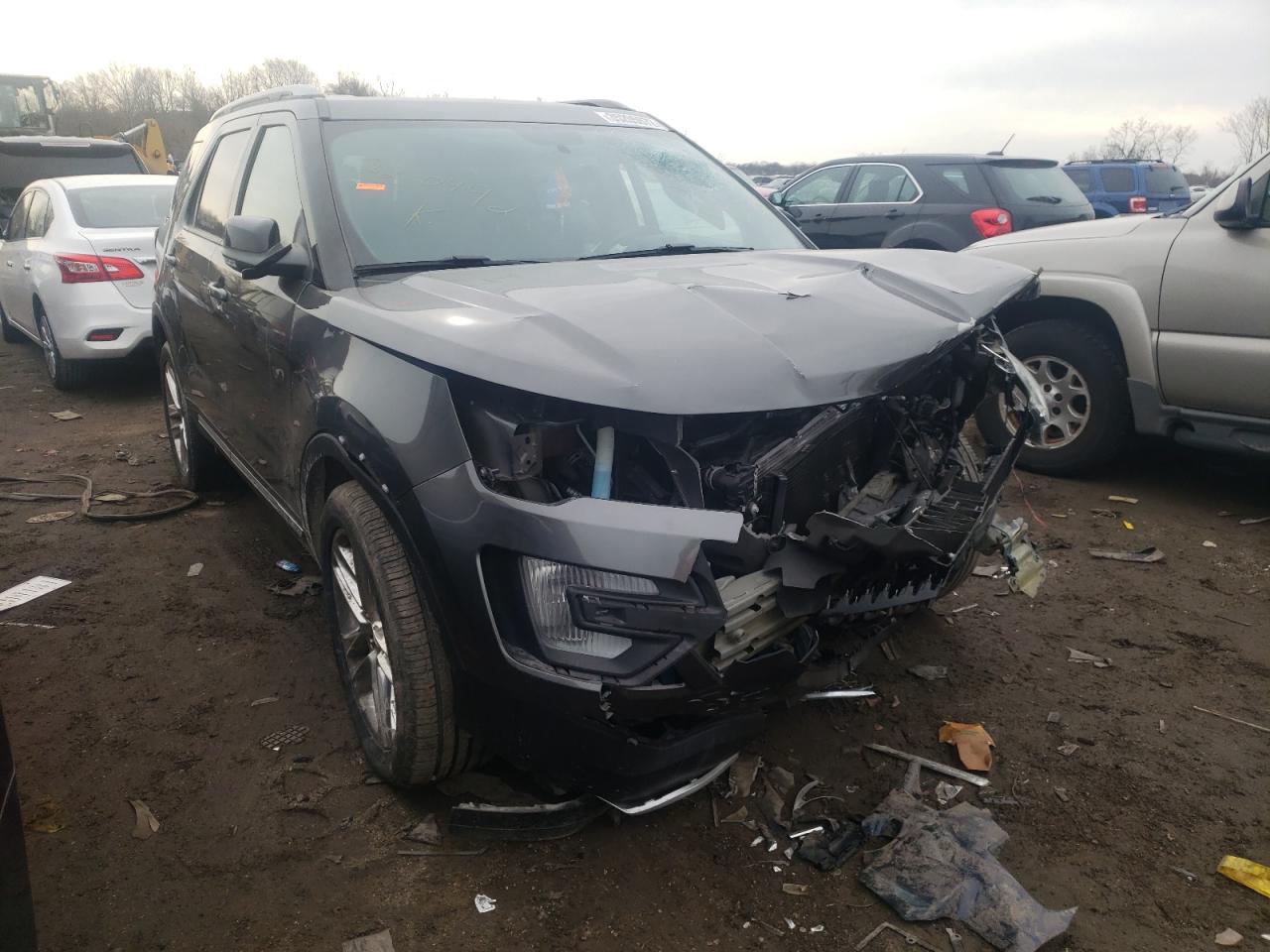 FORD EXPLORER X 2017 with VIN 1FM5K8D88HGB88070 - Photo from auction