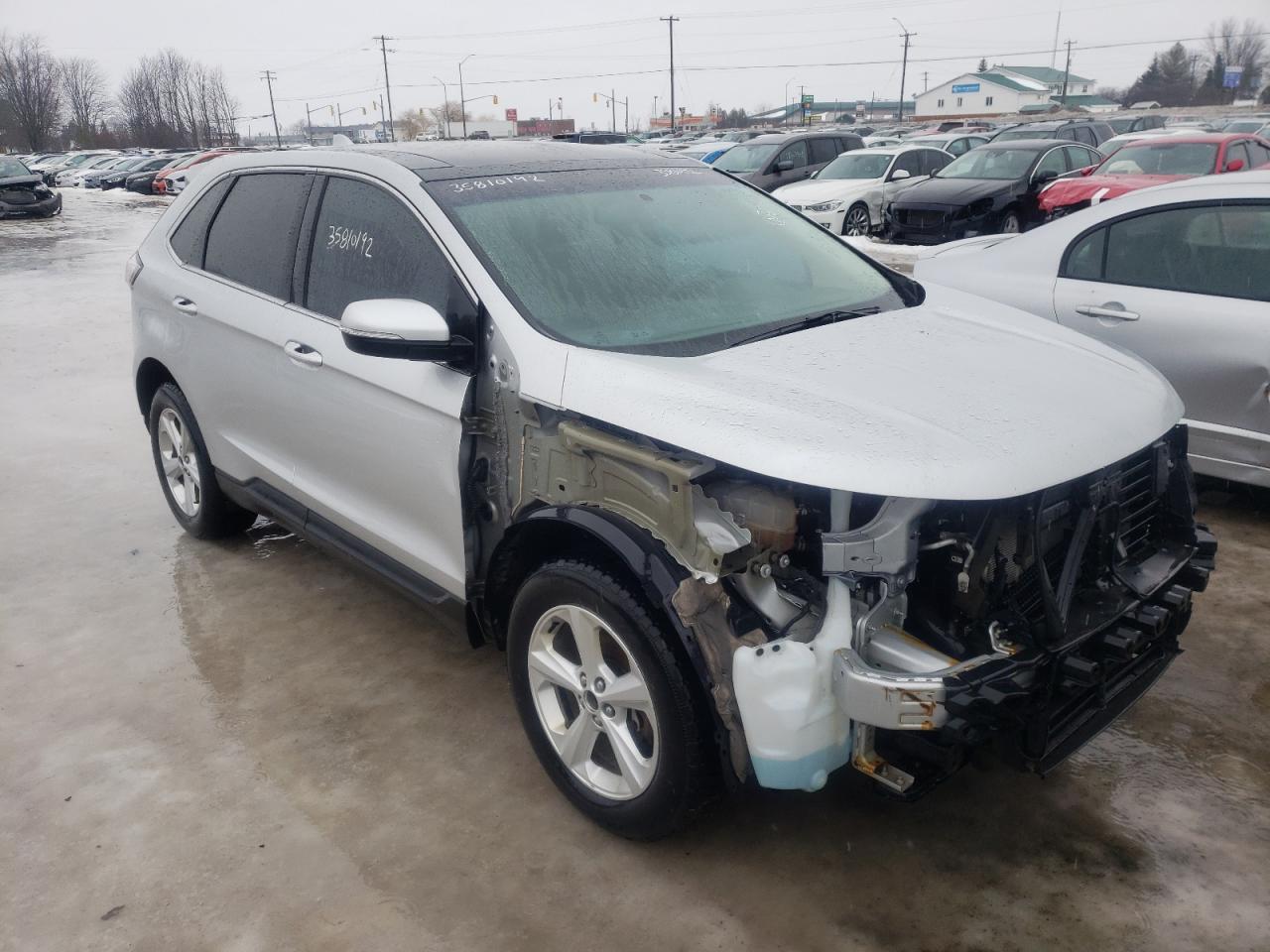 FORD EDGE SEL 2018 with VIN 2FMPK3J9XJBB00822 - Photo from auction