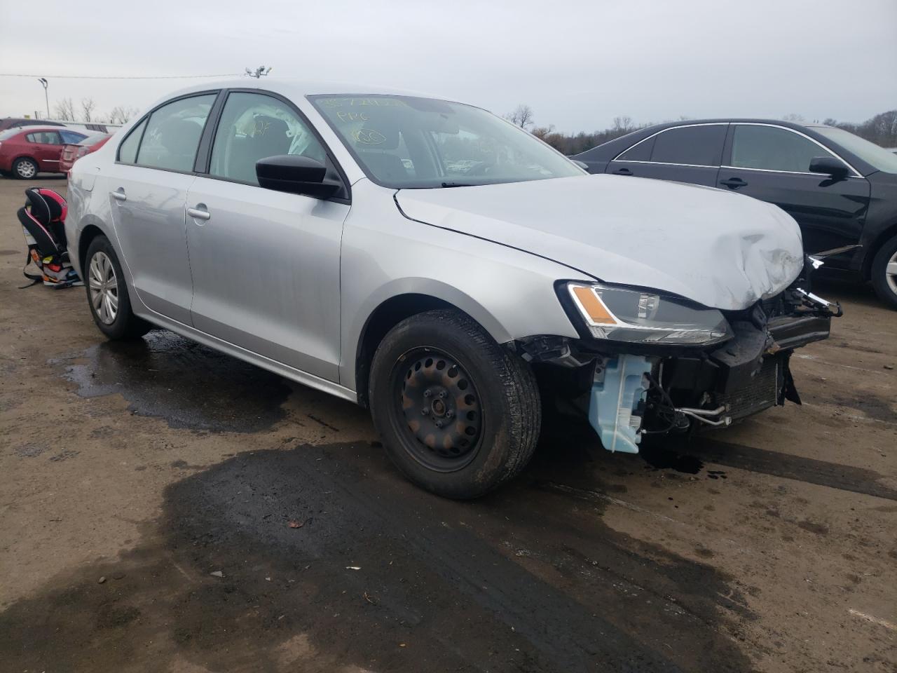 VOLKSWAGEN JETTA BASE 2014 with VIN 3VW2K7AJ7EM223558 - Photo from auction