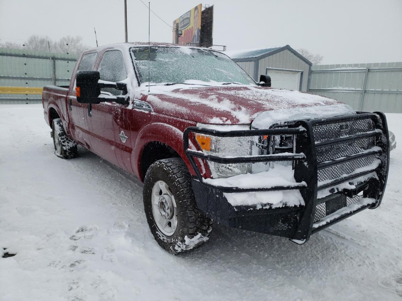 FORD F250 SUPER 2016 with VIN 1FT7W2BT7GEA02499 - Photo from auction