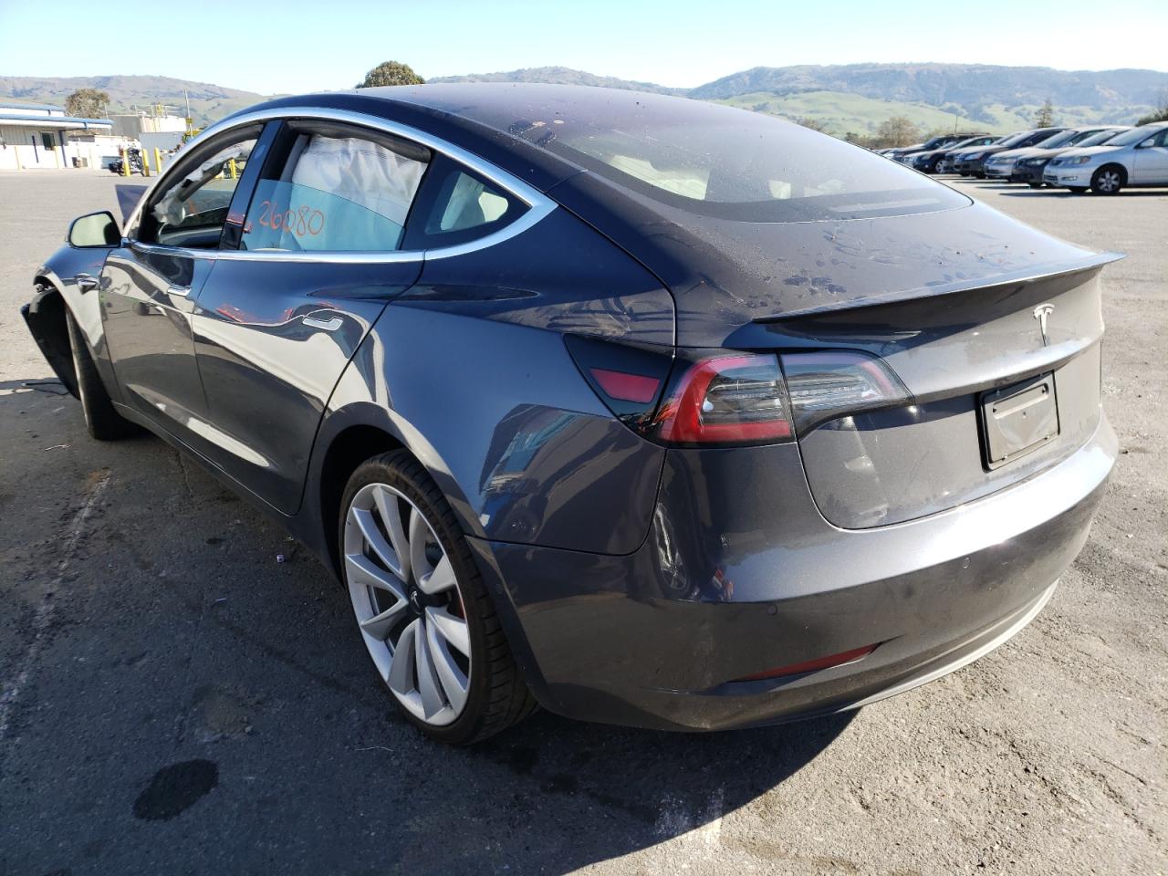 Photo 3 from auction – 2018 TESLA MODEL 3 with VIN 5YJ3E1EBXJF185983