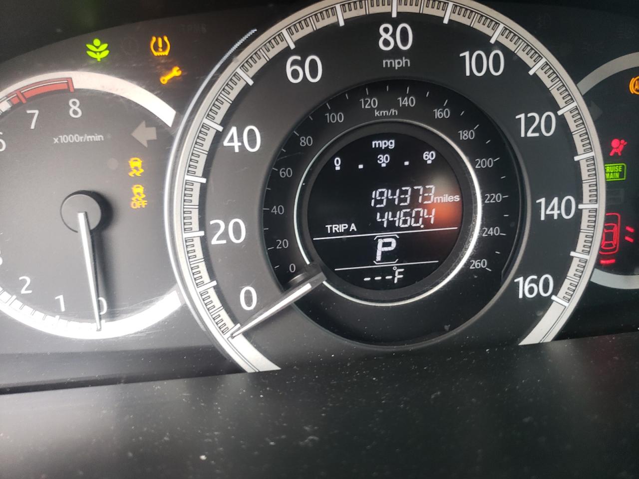 Photo 8 from auction – 2014 HONDA ACCORD EX with VIN 1HGCR2F75EA057686