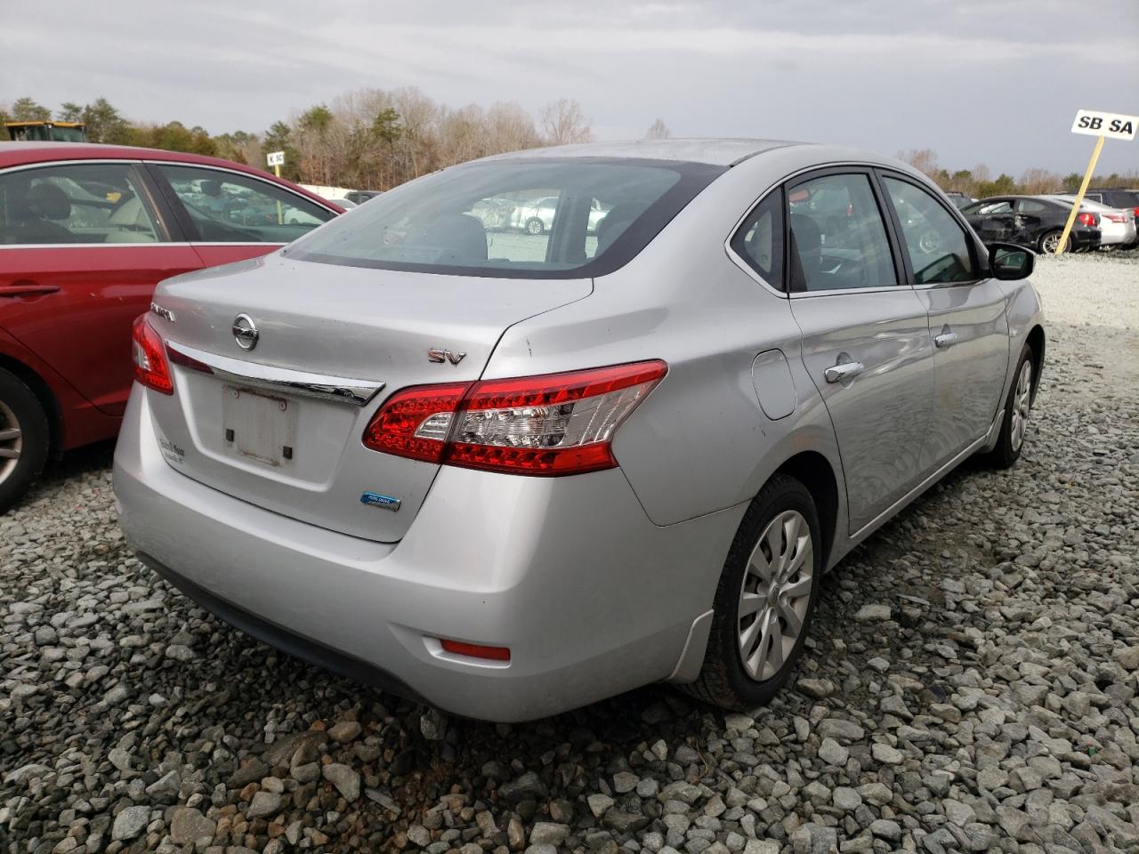 Photo 4 from auction – 2014 NISSAN SENTRA S with VIN 1N4AB7AP8EN855645