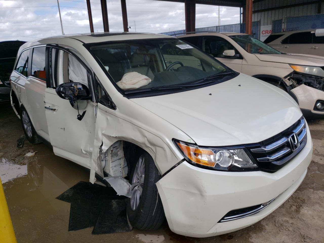 HONDA ODYSSEY EX 2017 with VIN 5FNRL5H67HB019095 - Photo from auction