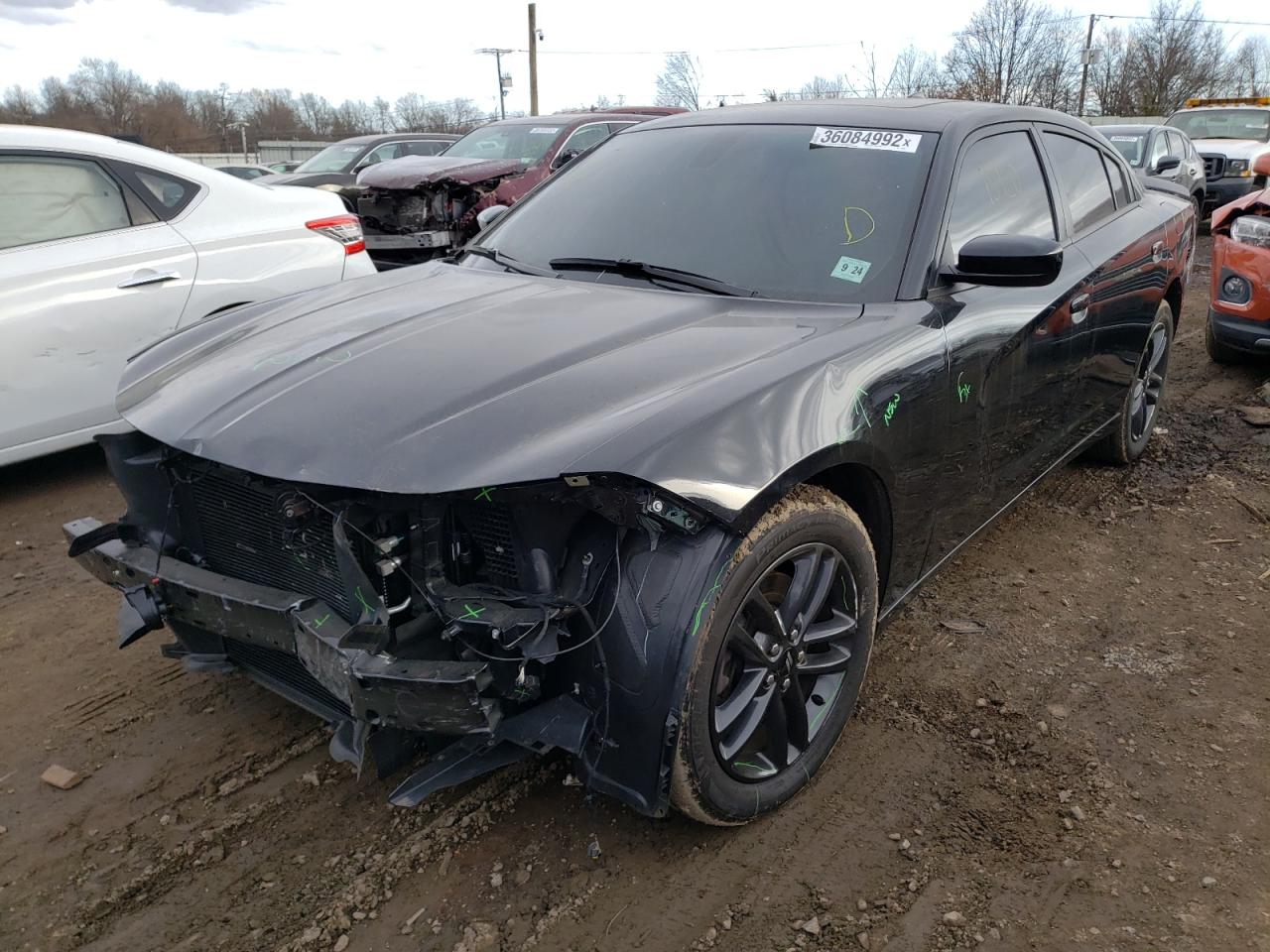 Photo 2 from auction – 2019 DODGE CHARGER SX with VIN 2C3CDXJG9KH730398