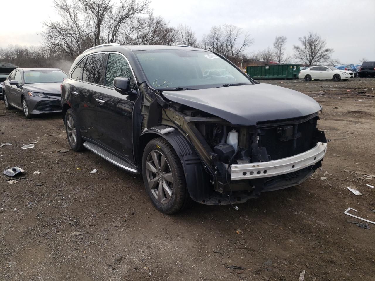 ACURA MDX ADVANC 2014 with VIN 5FRYD4H82EB046526 - Photo from auction