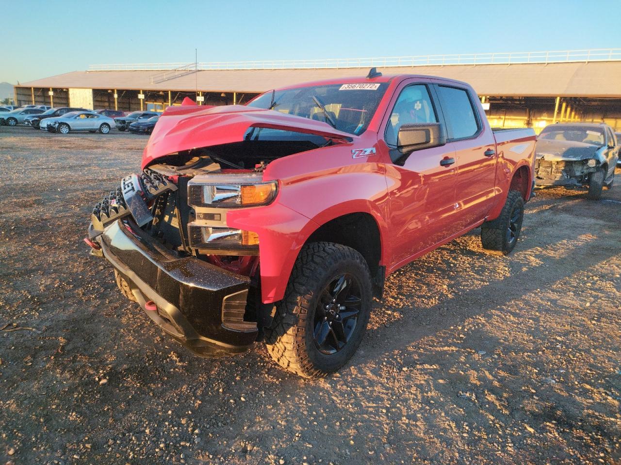 Photo 2 from auction – 2021 CHEVROLET SILVERADO with VIN 1GCPYCEF1MZ428750