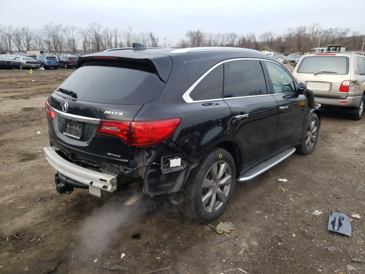 Photo 4 from auction – 2014 ACURA MDX ADVANC with VIN 5FRYD4H82EB046526