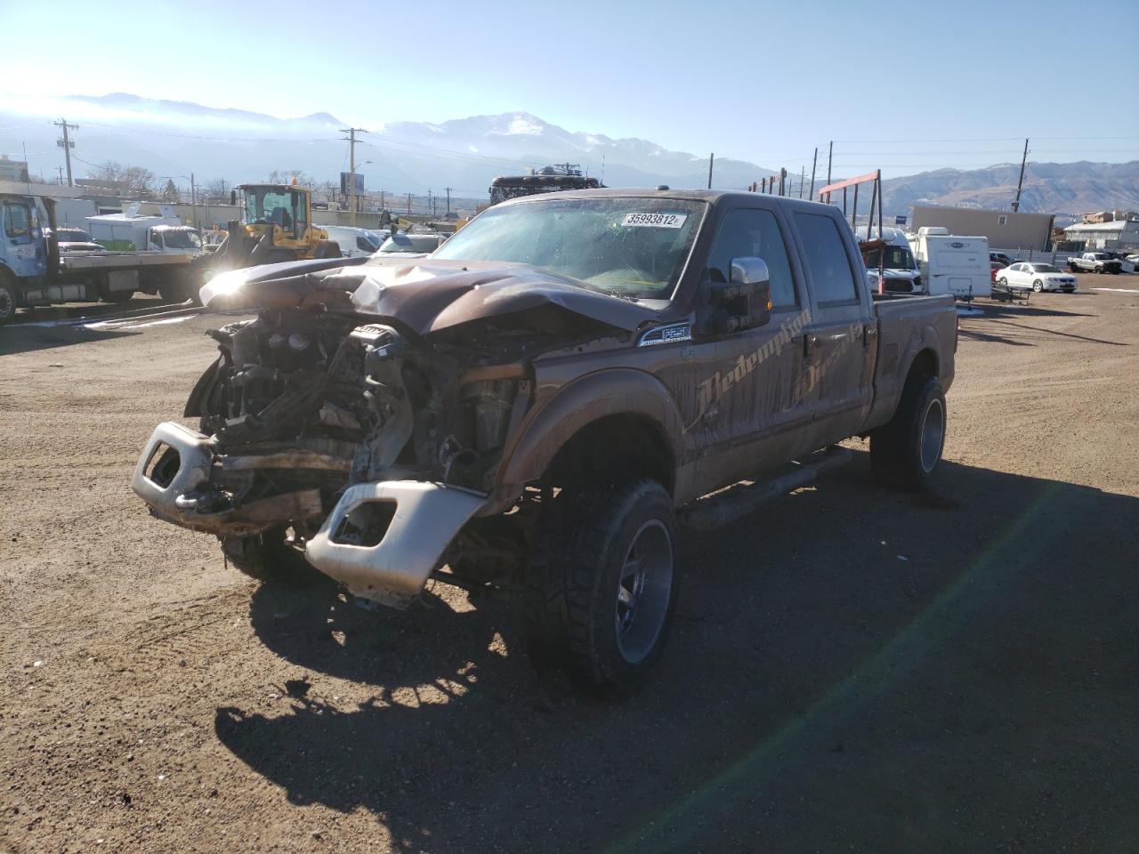 Photo 2 from auction – 2011 FORD F250 SUPER with VIN 1FT7W2BT6BEB40334