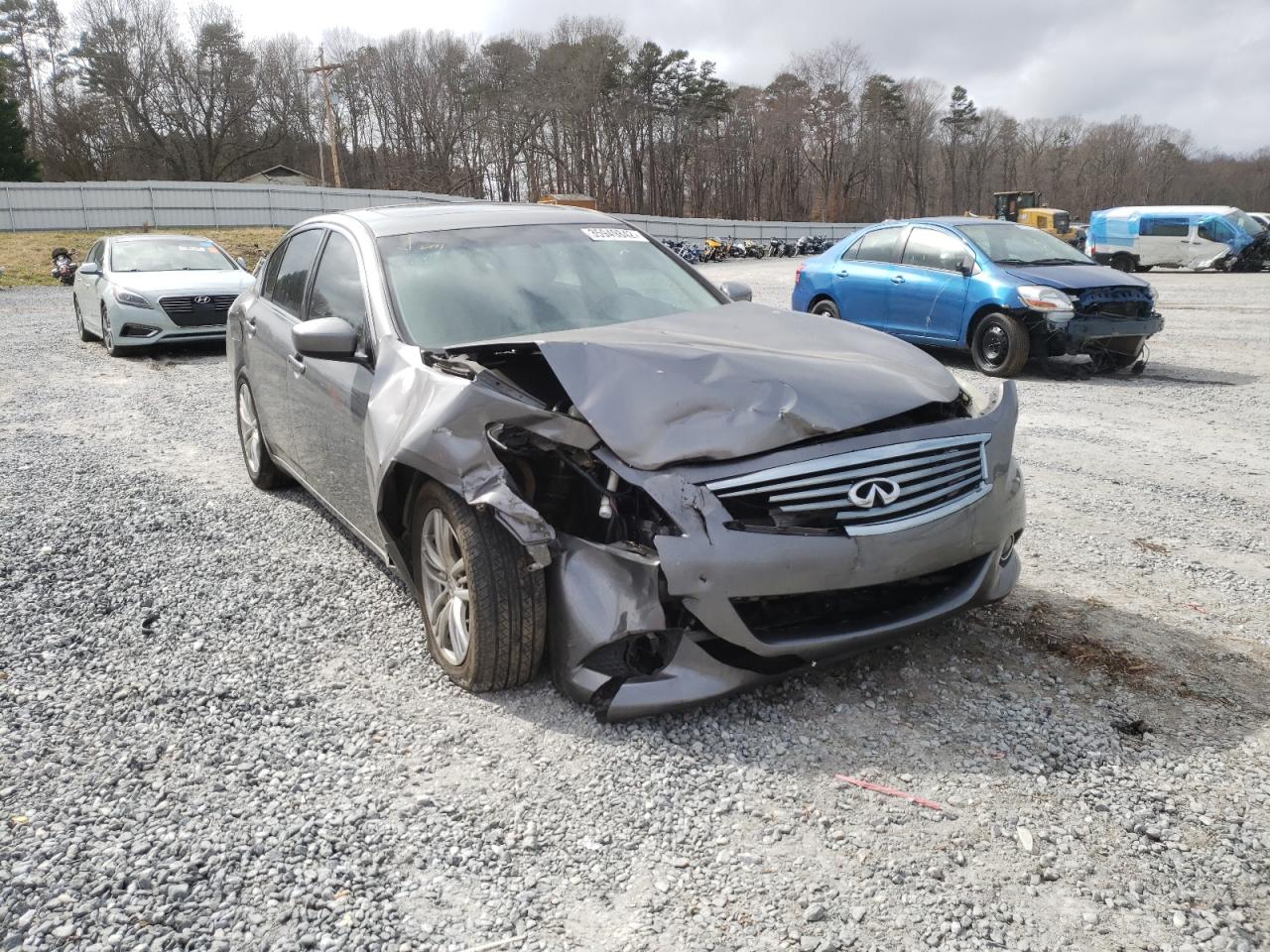 INFINITI G37 BASE 2012 with VIN JN1CV6AP4CM625532 - Photo from auction