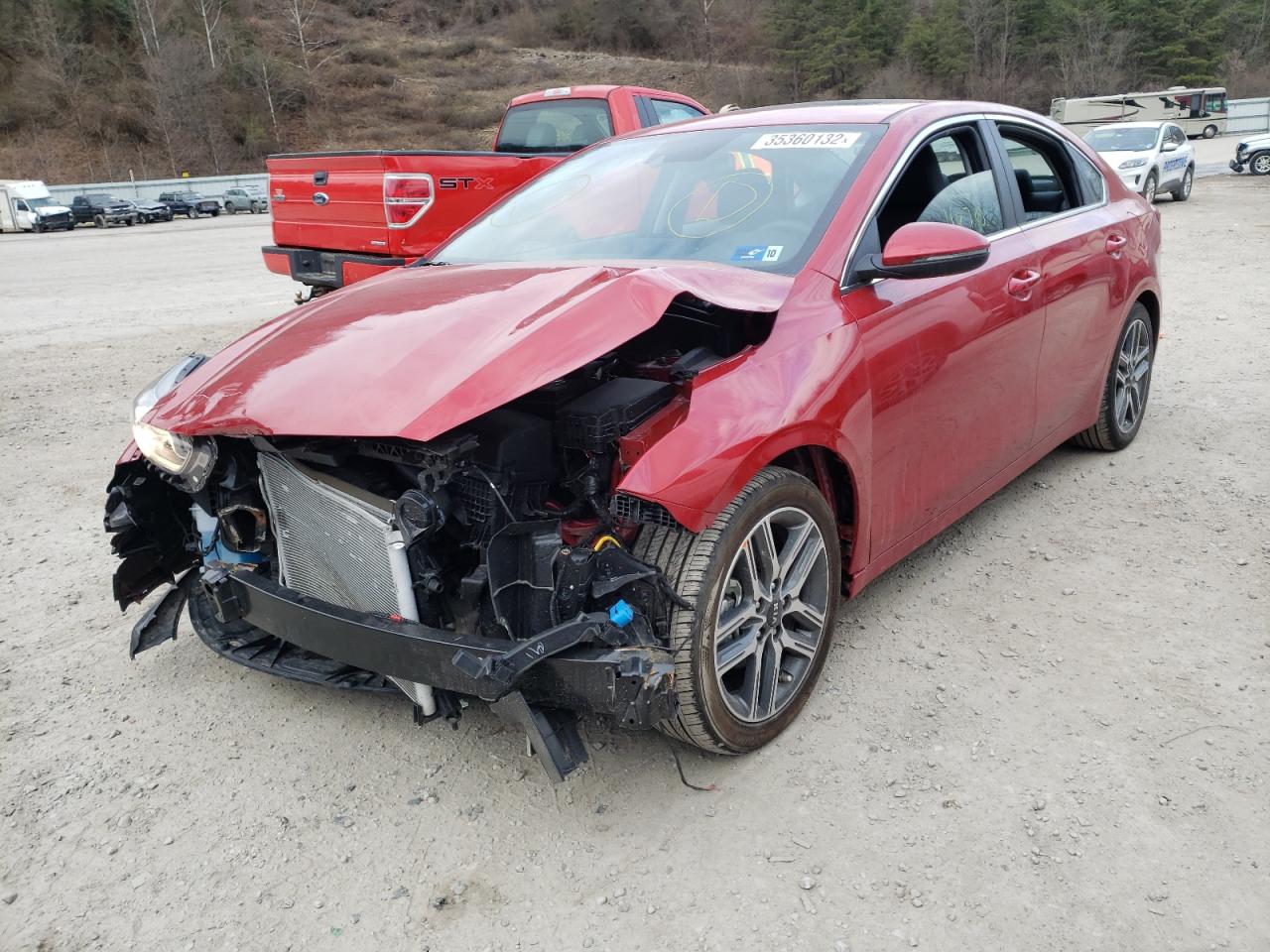 Photo 2 from auction – 2021 KIA FORTE EX with VIN 3KPF54AD5ME402341