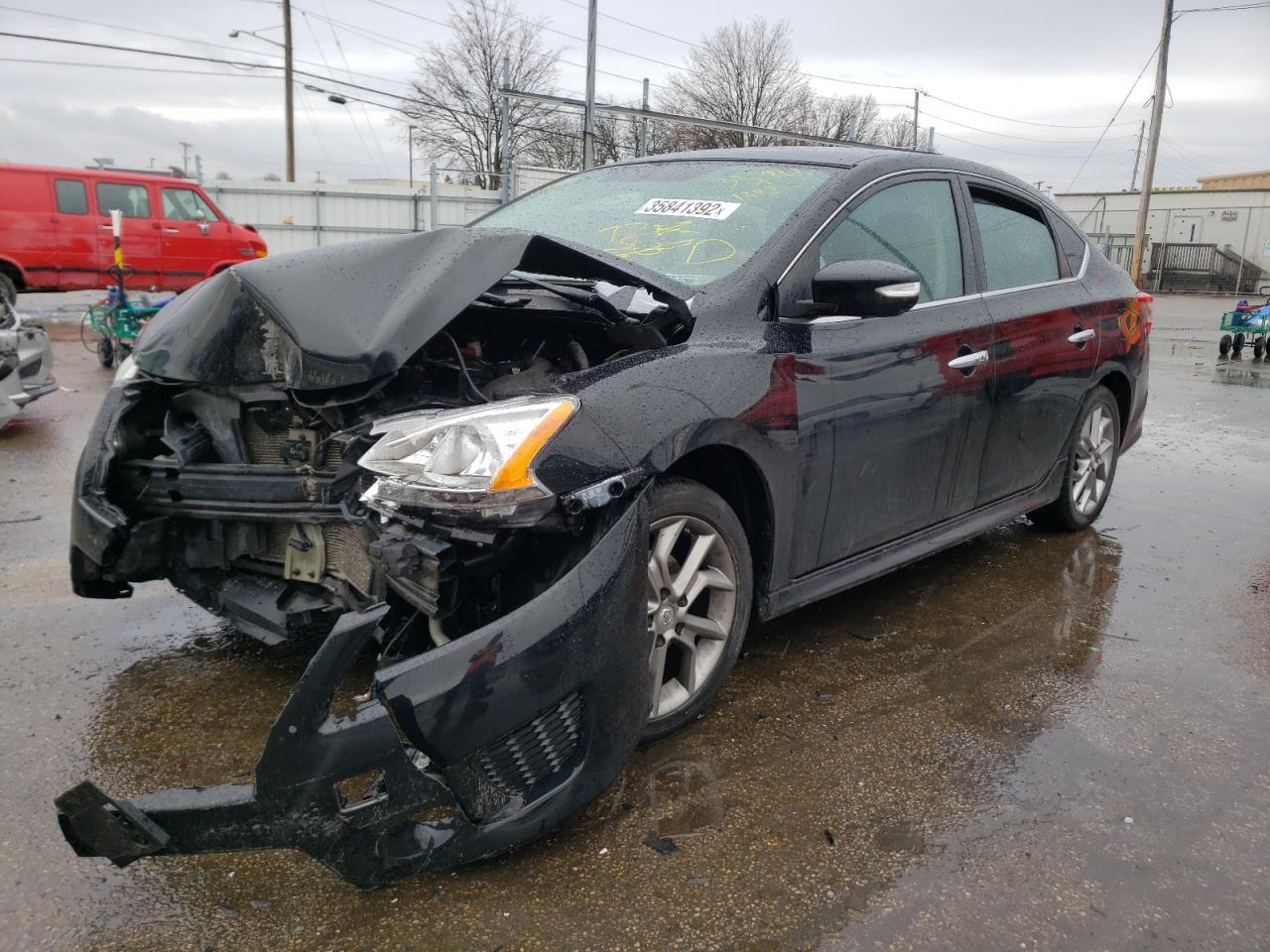 Photo 2 from auction – 2015 NISSAN SENTRA S with VIN 3N1AB7AP4FY239121