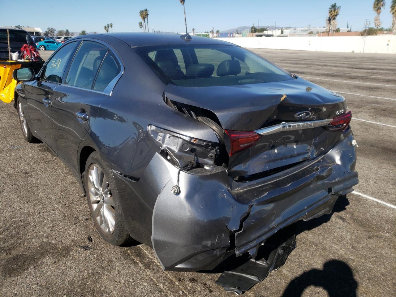 Photo 3 from auction – 2019 INFINITI Q50 LUXE with VIN JN1EV7AP1KM516541