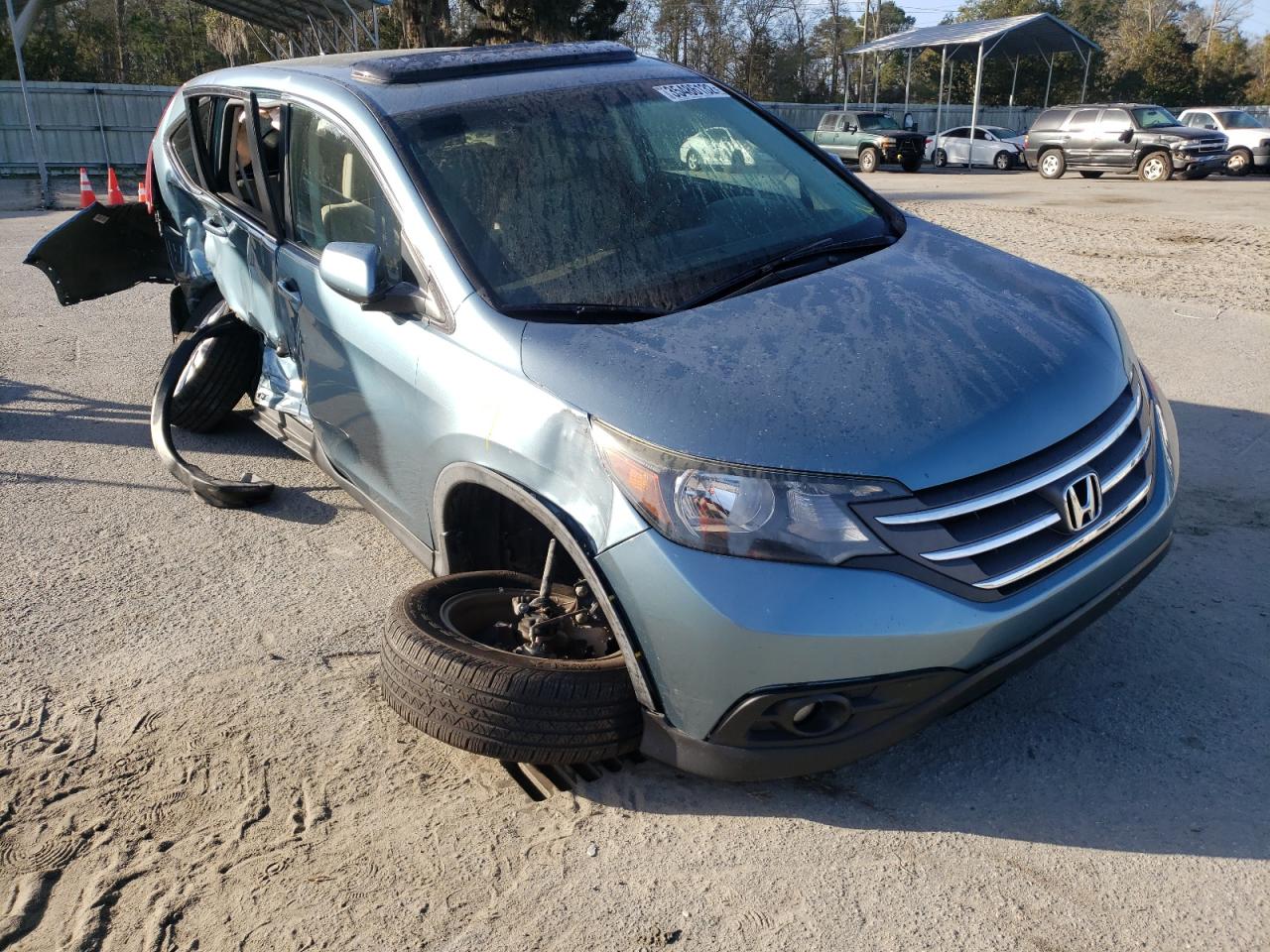 HONDA CR-V EX 2013 with VIN 5J6RM3H59DL023028 - Photo from auction