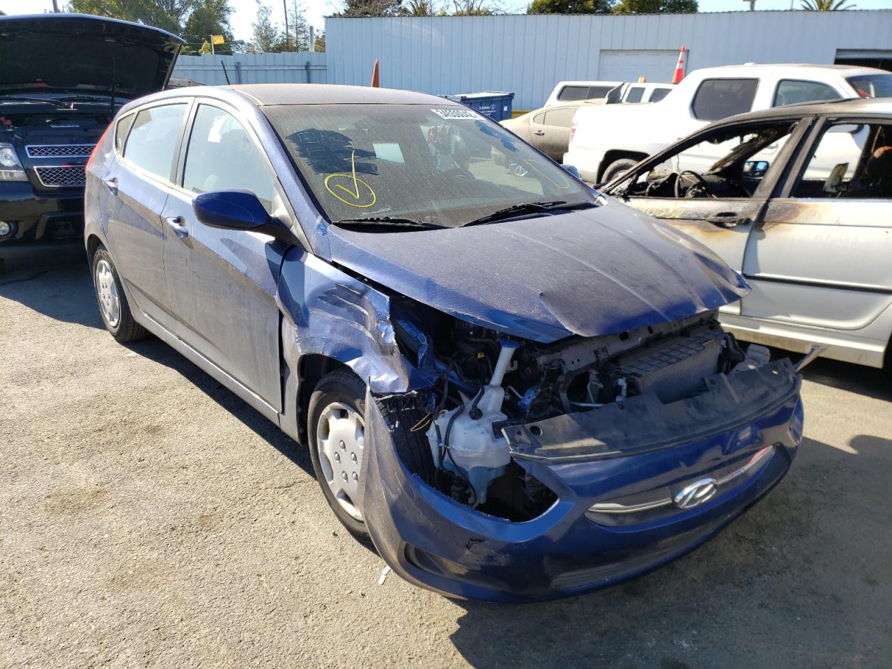 HYUNDAI ACCENT SE 2016 with VIN KMHCT5AEXGU289964 - Photo from auction