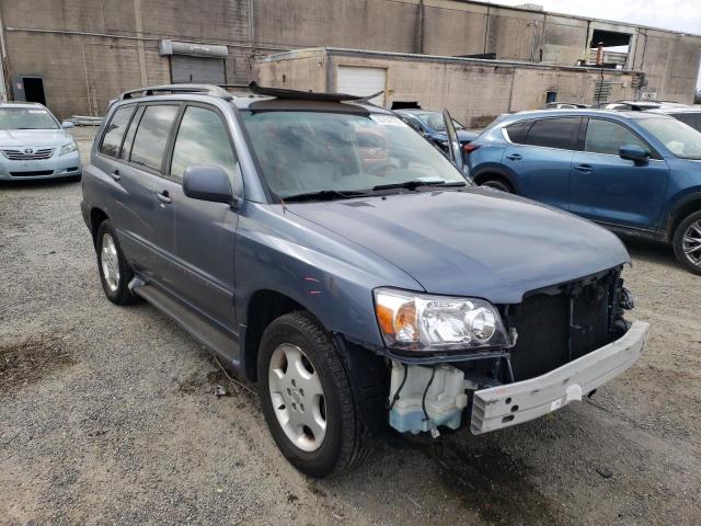 TOYOTA HIGHLANDER 2005 with VIN JTEEP21AX50111145 - Photo from auction