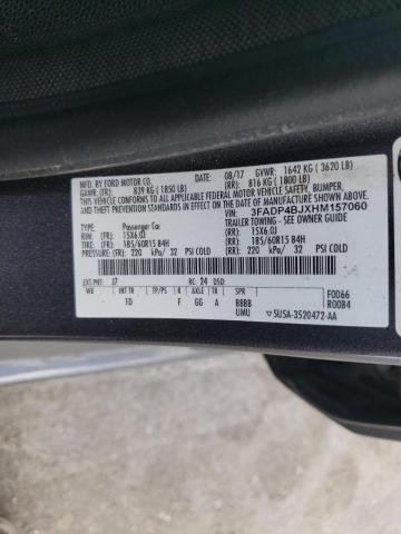Photo 10 from auction – 2017 FORD FIESTA SE with VIN 3FADP4BJXHM157060