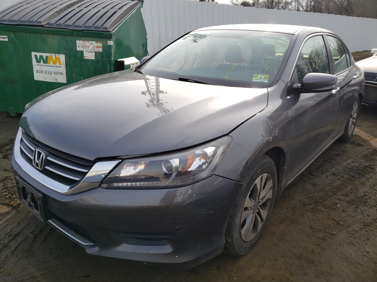 Photo 2 from auction – 2014 HONDA ACCORD LX with VIN 1HGCR2F39EA201334
