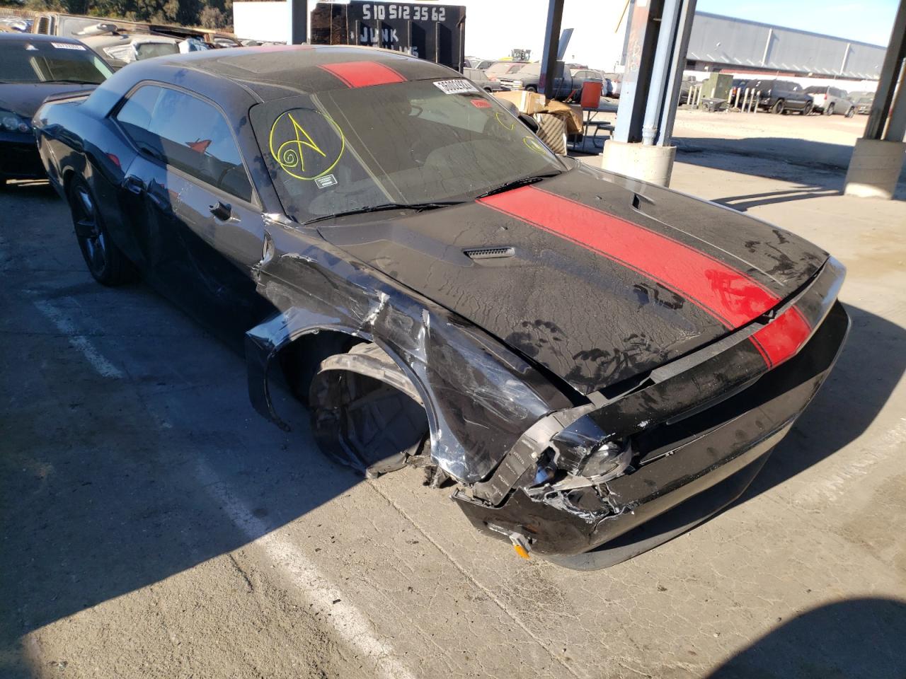 DODGE CHALLENGER 2014 with VIN 2C3CDYAG3EH165270 - Photo from auction
